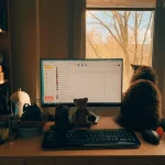 L’influence des chats sur la productivité humaine